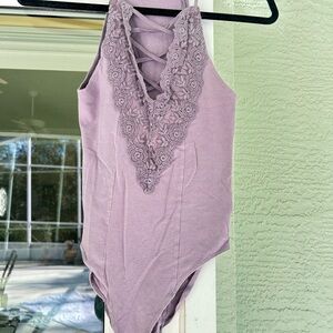 Lavender Lace Bodysuit
